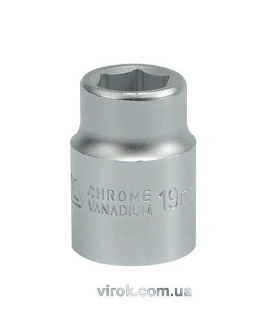 Головка торцева 6-гранна YATO : квадрат 3/4", М= 19 мм, L= 50 мм [12/96] Одеса - фото 1