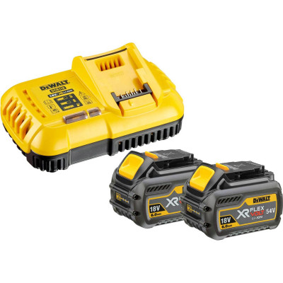 Зарядний пристрій для акумуляторів інструменту DeWALT 18 В, 54 В,8 А, 0.65 кг, 2 аккумулятора (DCB118T2) Вінниця - фото 1