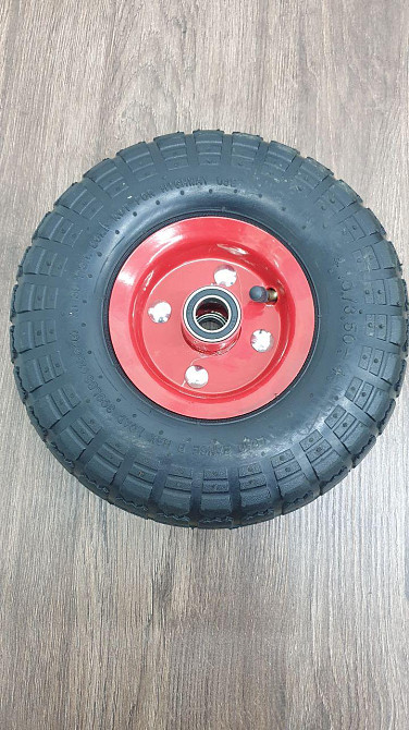 Колесо для тачки 4.10/3.50-4 Колесо для тележек Колеса садовой тележки Колесо для тачки на подшипниках Белая Церковь - изображение 1