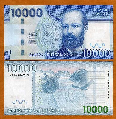 Чилі / Чили 10000 песо 2021р UNC Р-163k Полтава - фото 1