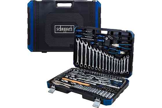 Набор инструментов 1/4", 3/8", 1/2", 180 предметов SCHEPPACH SCH-41802-5 Одеса
