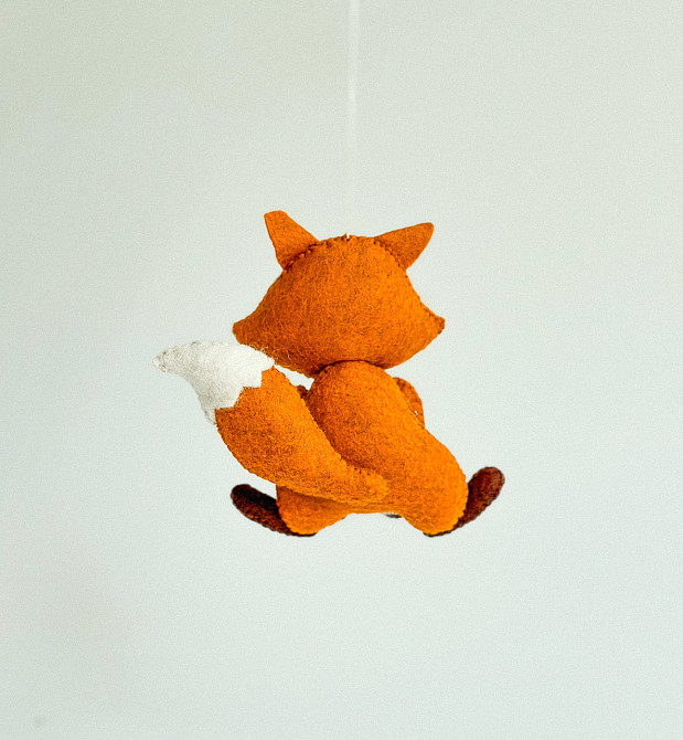 Іграшка з фетру ручної роботи Лисичка Київ - фото 3