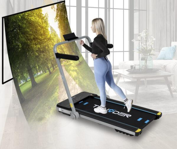 Бігова доріжка електрична THUNDER IMPACT-SILVER Київ - фото 9