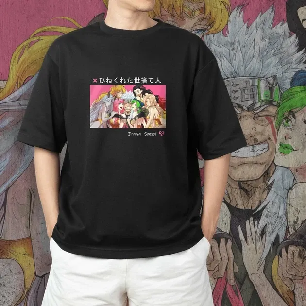 Футболка для подростка мальчика с принтом Наруто Джирайя Збочений Відлюдник Размер 160 Anime10152 Днепр - изображение 3