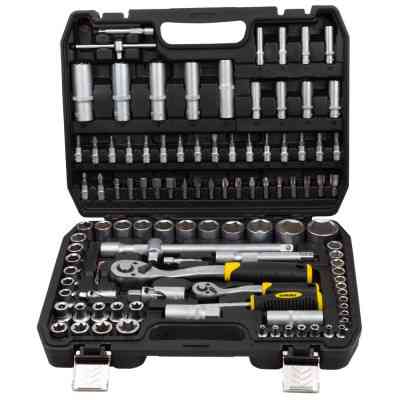 Набір інструментів Sigma насадок торцевих та біт 1/4&quot;, 1/2&quot; 110шт CrV mid (6003771) Вінниця