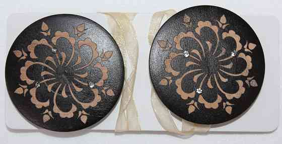 Магніти для штор і гардин (174м) Карпати набір 2 шт Венге (81-085) Київ