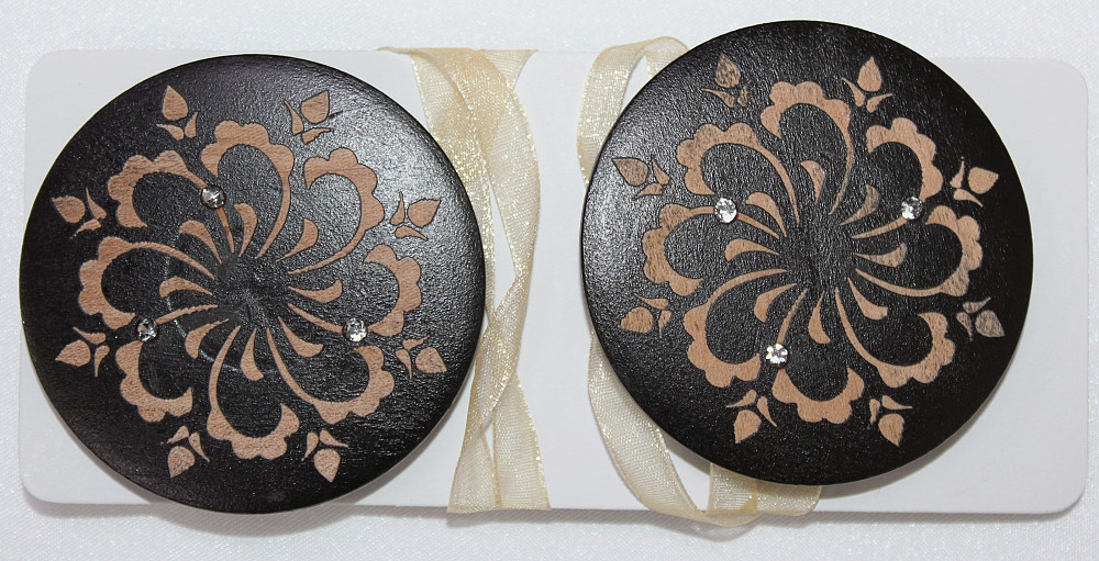 Магніти для штор і гардин (174м) Карпати набір 2 шт Венге (81-085) Київ - фото 5