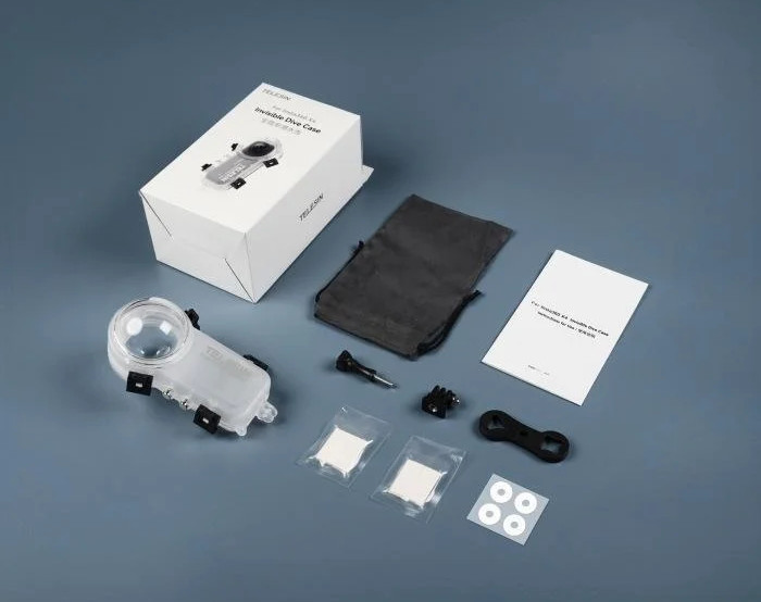 Аквабокс Insta360 X4 защитный бокс 50м Telesin S4-WTP-08-TIS Киев - изображение 5