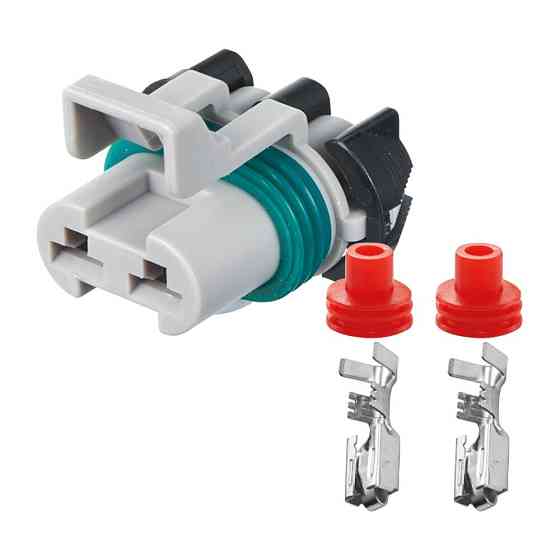 Разъем коннектор 2-кон., Вентилятор, 1536399 APTIV (Delphi) Америка, Корея, Япония, Buick, Cadillac, Chevrolet, Daewoo, GMC Киев