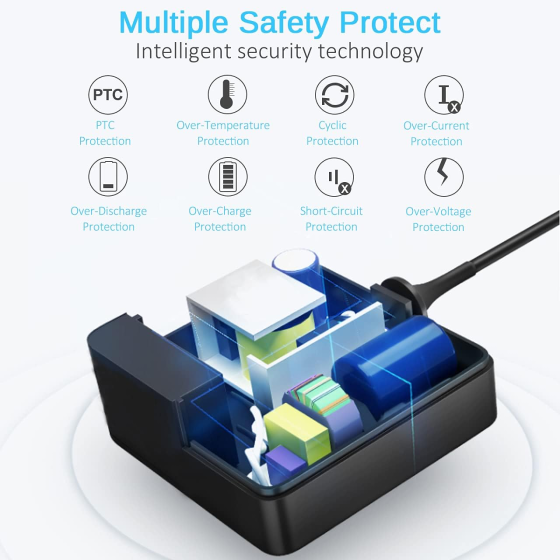 Зарядний пристрій для ноутбука 90W SK90B190474, сумісний з Asus Q524, Q534 (Англійська вилка + перехідник у комплекті) Київ