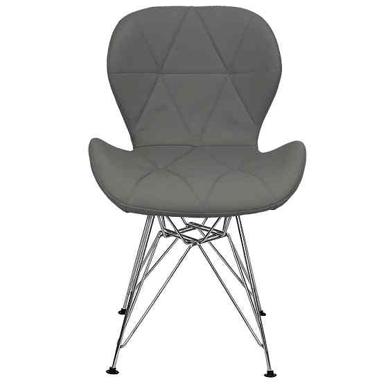 Стілець Стар S екошкіра сіра Днепр