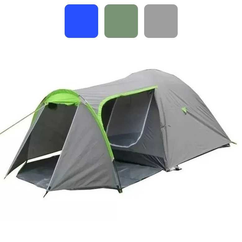 Палатка туристична тримісна 3000 мм Acamper MONSUN 3 кемпінгова, намет Сірий Київ - фото 1