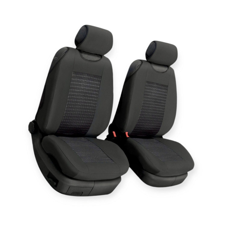 Чохли салону універс. 1+1 передні "тканина" comfort чорні без підг. Мукачево - фото 1