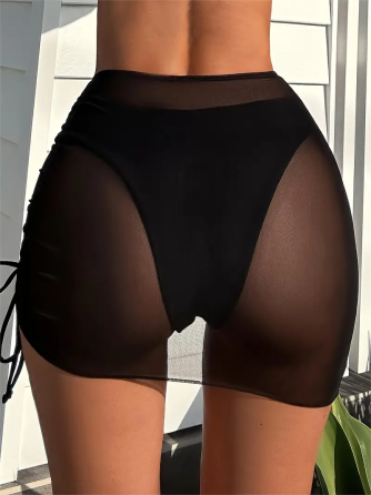 Пляжна чорна юбка S/М Харків