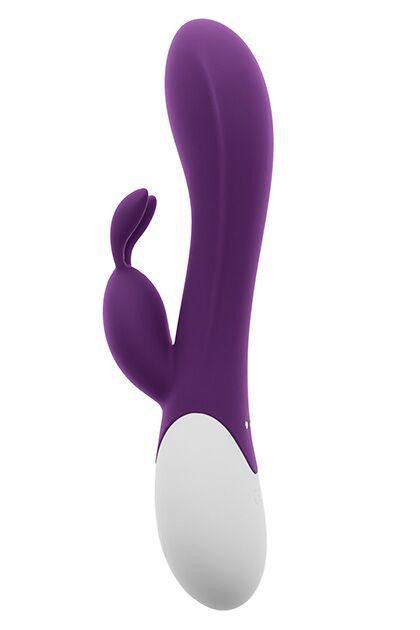 Вібратор-кролик S Pleasures Premium Corabi Rabbit, фіолетовий, вушка для клітора, 16 режимів, нагрівання Sex Aura Київ - фото 2