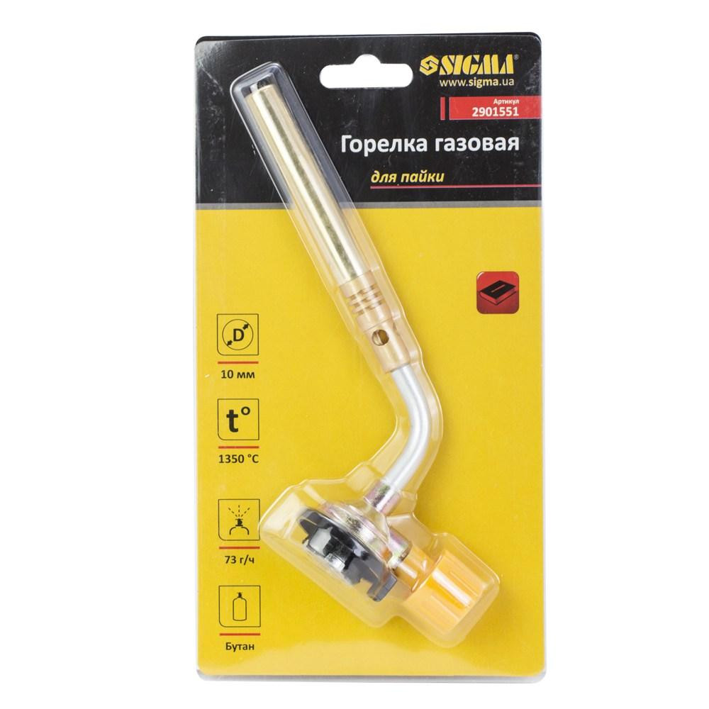 Пальник газовий для пайки Ø10мм SIGMA (2901551) Ровно - изображение 5