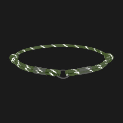 Шнурок для адресника WAUDOG Smart ID світловідбивний М 42-76 см салатовий (60415) Вінниця - фото 3