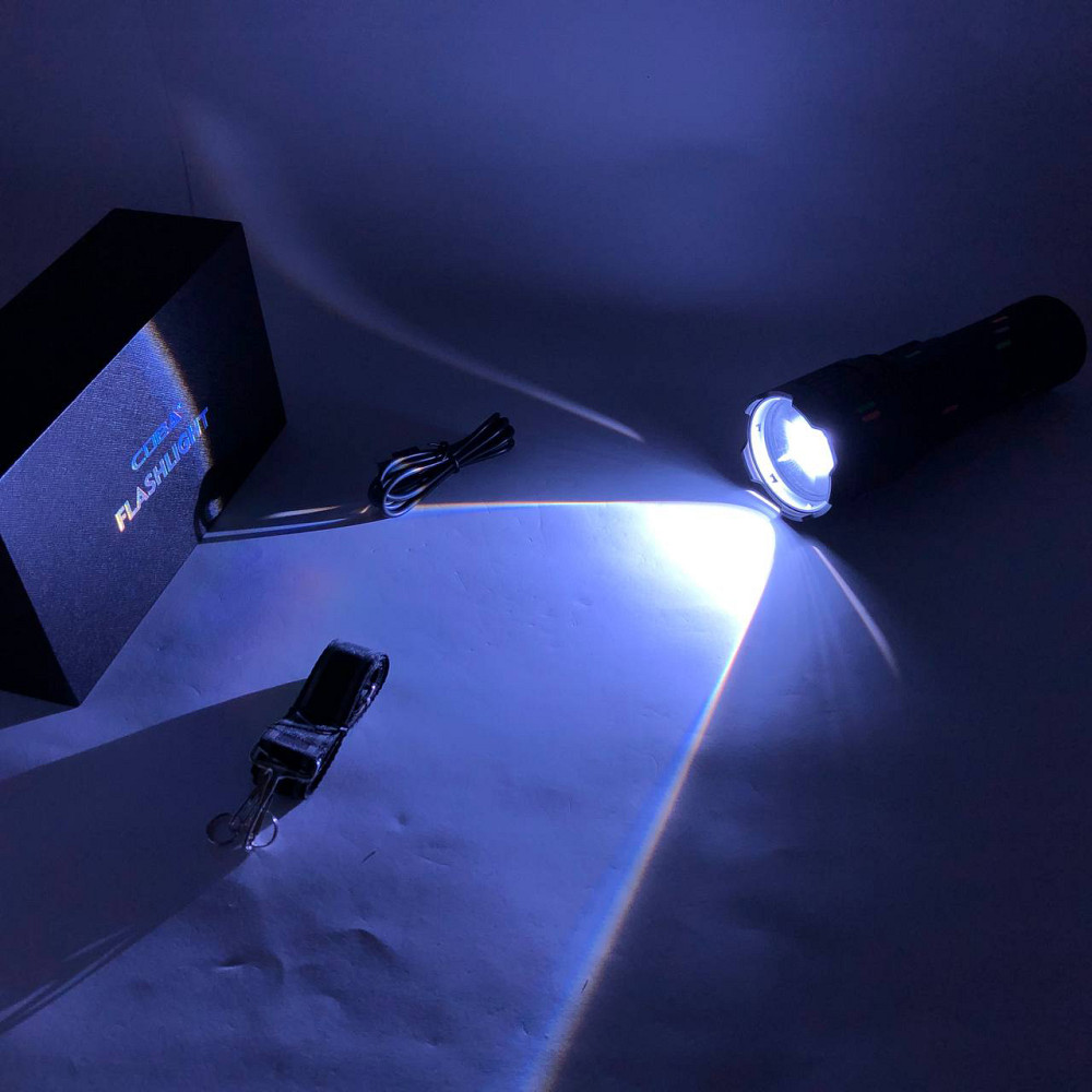 Военный армейский фонарик нашлемный CB-G401Y-30W, Сверхмощный фонарь лед, Ручной фонарик cob QH-41 Львов - изображение 5