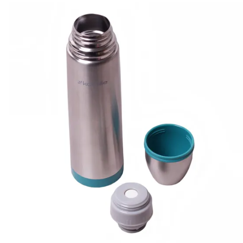 Термос 1л з нерж.сталі із пластику зі вставками і чохлом KAMILLE Житомир - фото 9