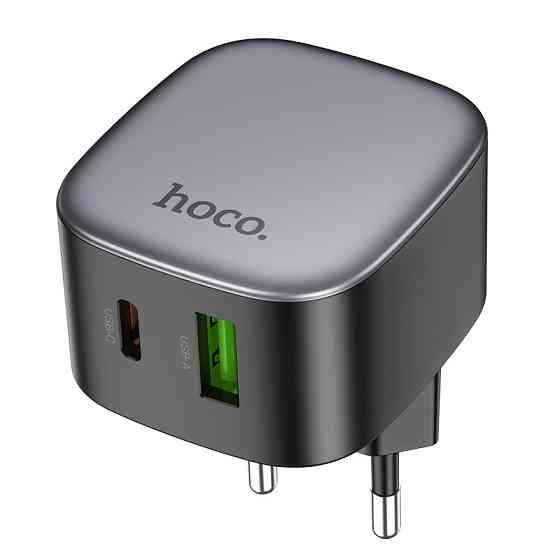 Мережевий зарядний пристрій HOCO CS32A Rise PD20W+QC3.0 charger Black Київ