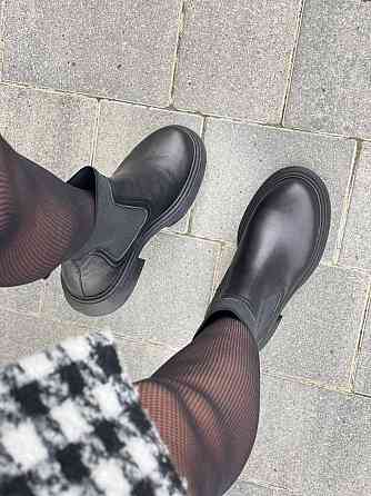 Arcoboletto Черевики жіночі Arcoboletto чорні натуральна шкіра висота 13 см (5362) Коломыя