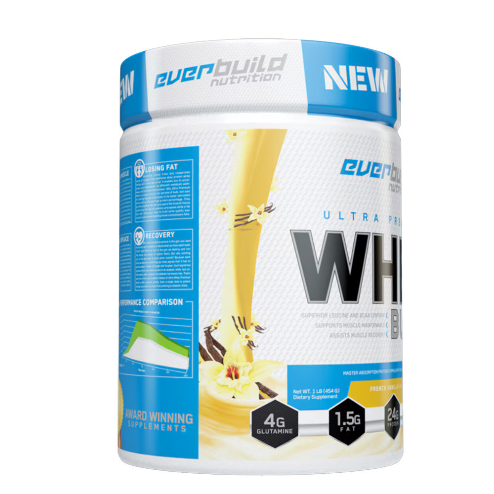 Протеин Everbuild Nutrition Ultra Premium Whey Protein Build 454 г, French vanilla Луцк - изображение 2