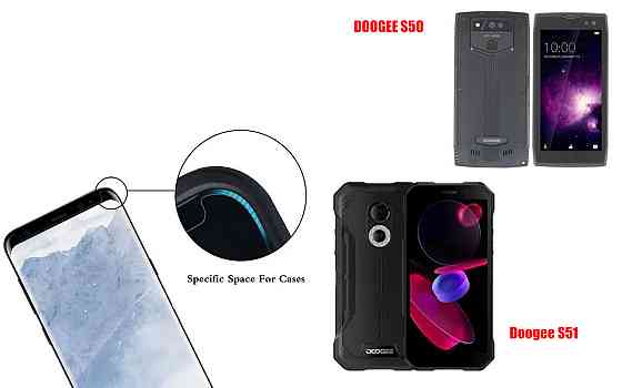 Защитное стекло HyperGlass Pro для DOOGEE S50, Doogee S51 – максимальная чувствительность и защита Киев