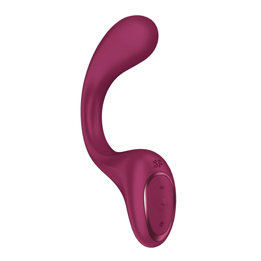 Вагінально-кліторальний вібратор Satisfyer G for Goddess 2 Wine Red, 2 мотори Sex Aura Київ - фото 2