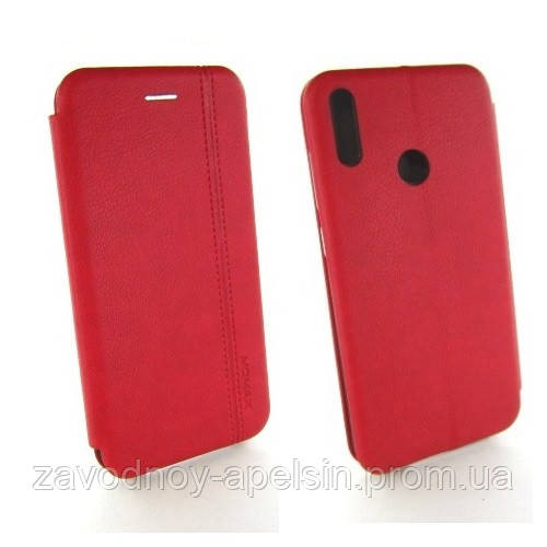 Чохол книжка Huawei Y7 2019 Momax Case (червоний) Одеса - фото 1