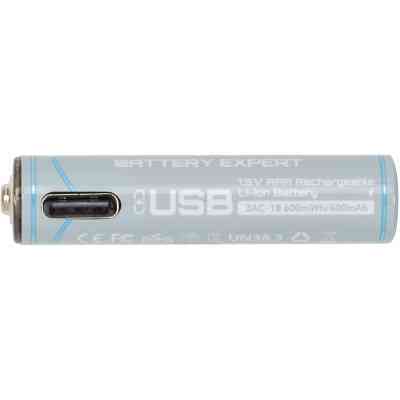 Акумулятор Beston AAA USB Type-C 400mah 1.5V Li-ion * 4 (3AC-18/AA620272) Вінниця