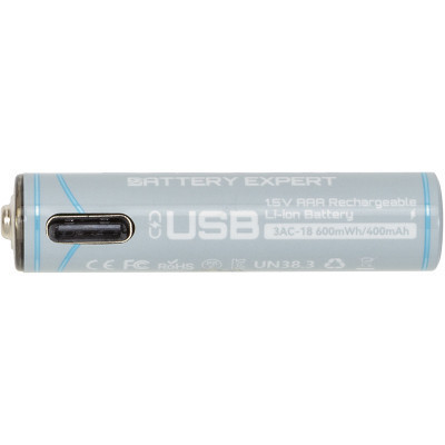 Аккумулятор Beston AAA USB Type-C 400mah 1.5V Li-ion * 4 (3AC-18/AA620272) Винница - изображение 4