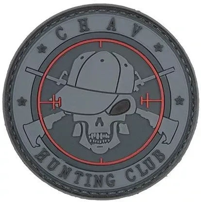 Шеврон 3D PVC на липучці GFC Tactical GFT-30-015840-00 "Кімнатний мисливський клуб" (Патч ,Нашівка,Е Нововолинськ - фото 1