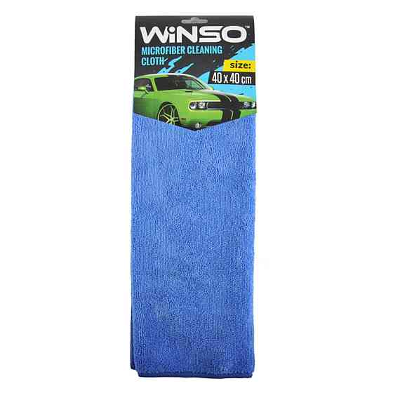 Тряпка из микрофибры Winso, 40x40см, синя Киев