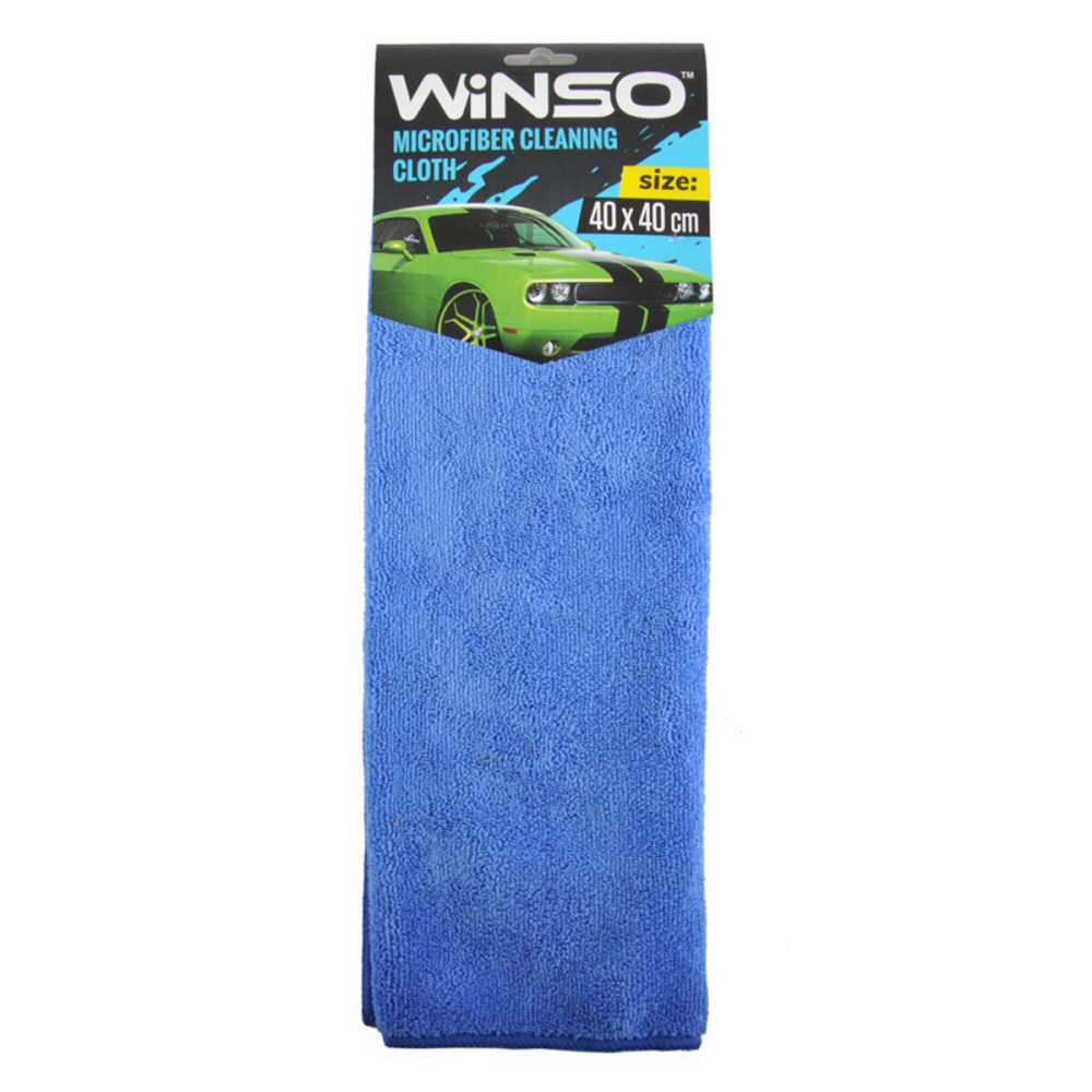 Тряпка из микрофибры Winso, 40x40см, синя Київ - фото 1
