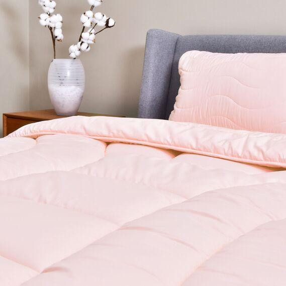 Набір IDEIA Tropical півтораспальний ковдра 140х210 см + 1 подушка 50х70 см Рожевий Чернівці - фото 2