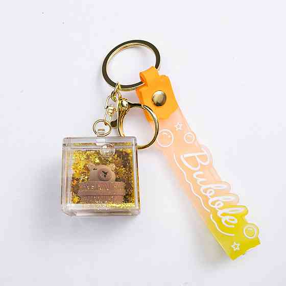 Дитячий брелок Капібара Cube 3.5×3.5×3.5 (см) для ключів, на сумку і рюкзак (рандом) HP-55-34BR Київ