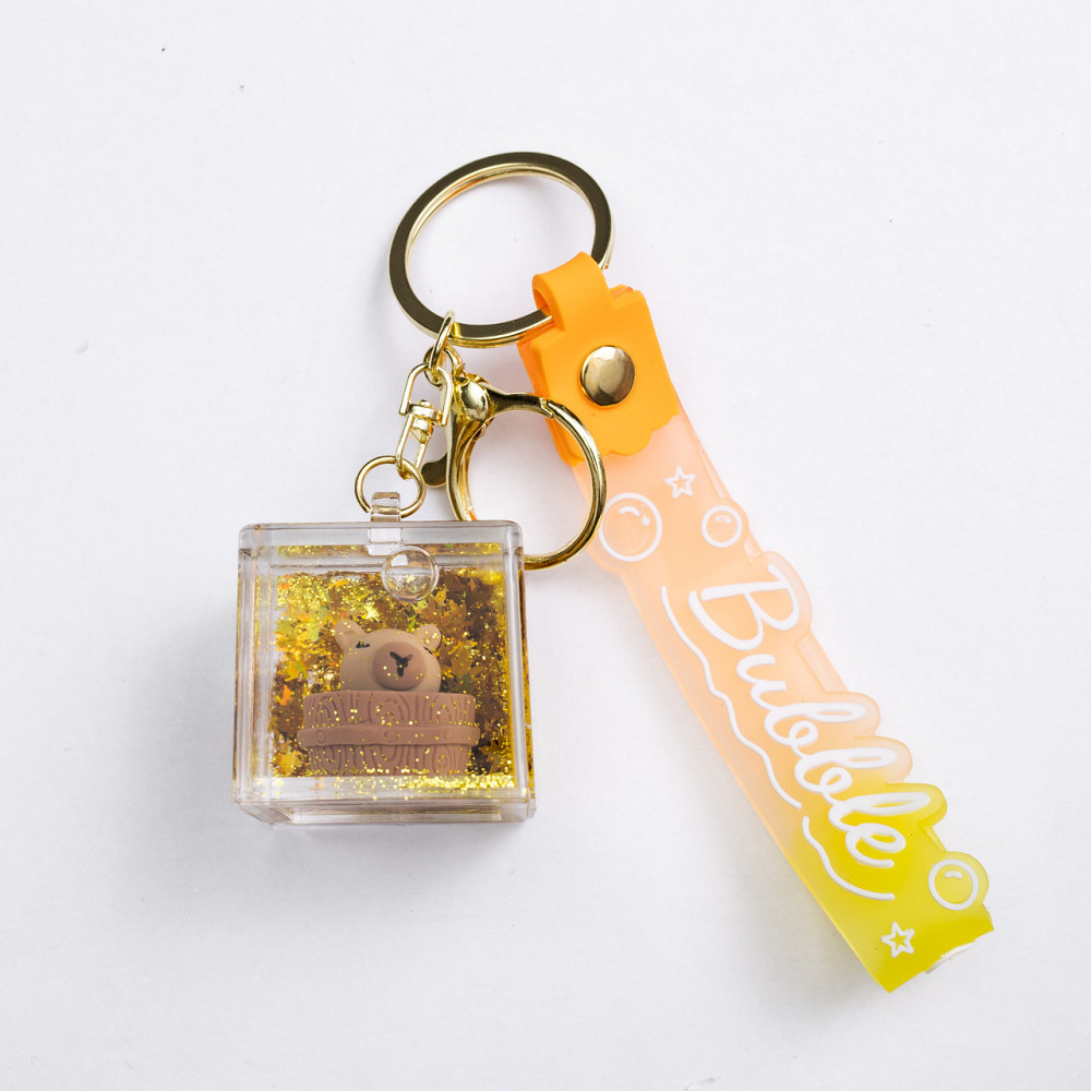 Дитячий брелок Капібара Cube 3.5×3.5×3.5 (см) для ключів, на сумку і рюкзак (рандом) HP-55-34BR Київ - фото 5