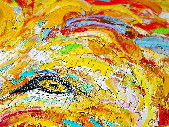 Пазл Різнобарвний лев - Colorful Lion (Enjoy-1416) Киев