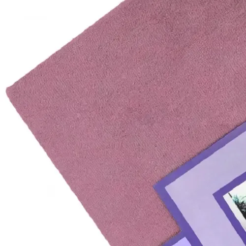 Digital лавандовый Простынь махровая на резинке с наволочками Anisa (220х240+30 см) Київ