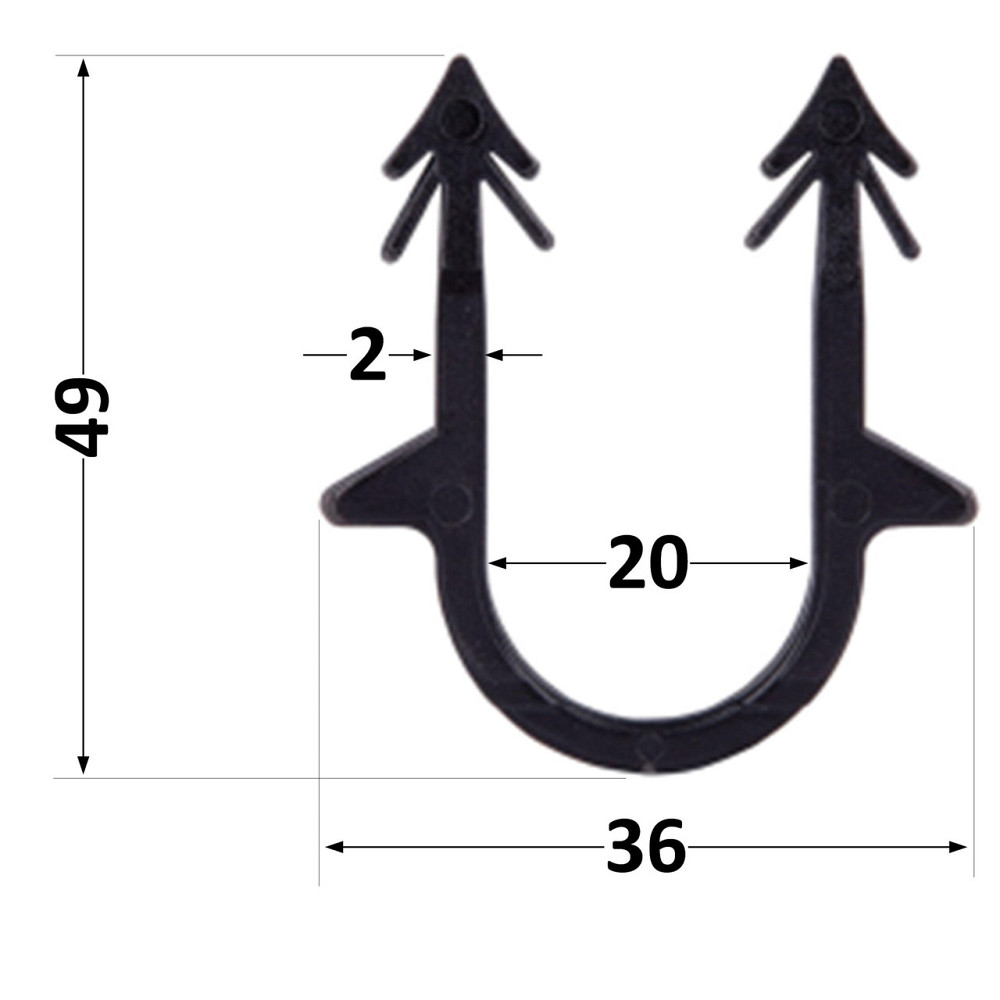 Скоба якорная Thermo Alliance 50 мм для такера (пачка 300 шт.) Киев - изображение 2