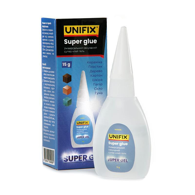 Супер клей гель 15г (UNIFIX) Харків - фото 1