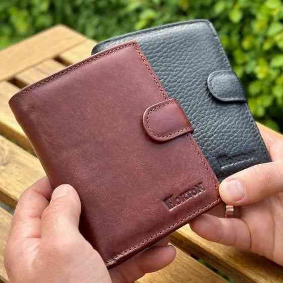 Люкс чоловічий шкіряний гаманець HORTON 301B Київ