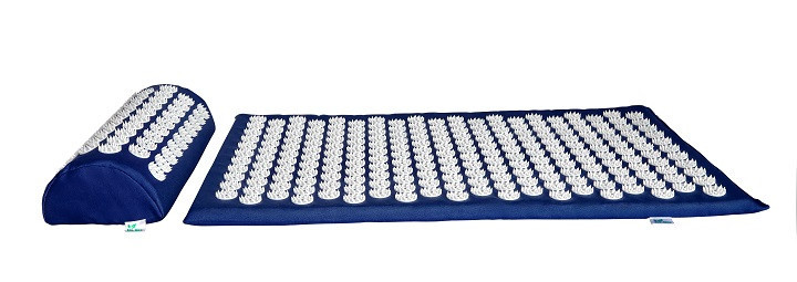 Аплікатор Кузнєцова Набір серія Eko-Max Темно-Синій (Килимок + Валик + Чохол) – Масажний комплект Івано-Франківськ - фото 2