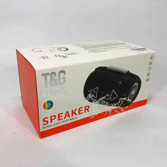 Портативна колонка зі світлодіодним підсвічуванням TG657 Колонка для вечірки портативна JI-62 Івано-Франківськ