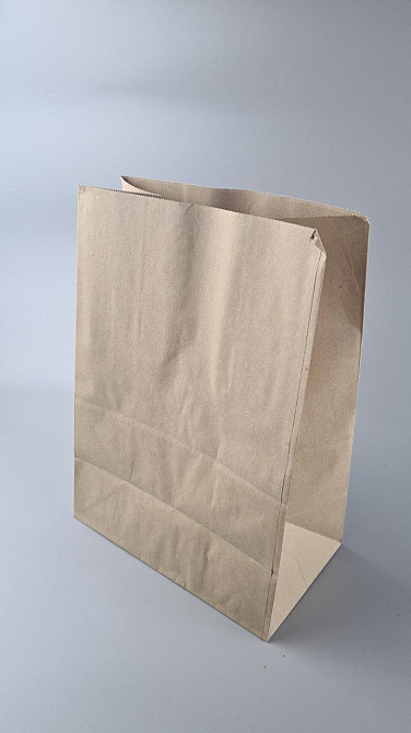 Пакет із дном паперовий крафт бурей, 260х150х350, 70 г/м2 (25 шт.) Харків - фото 1