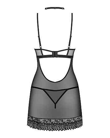 Сорочка Obsessive Donarella chemise & thong XS/S Sex Aura Киев
