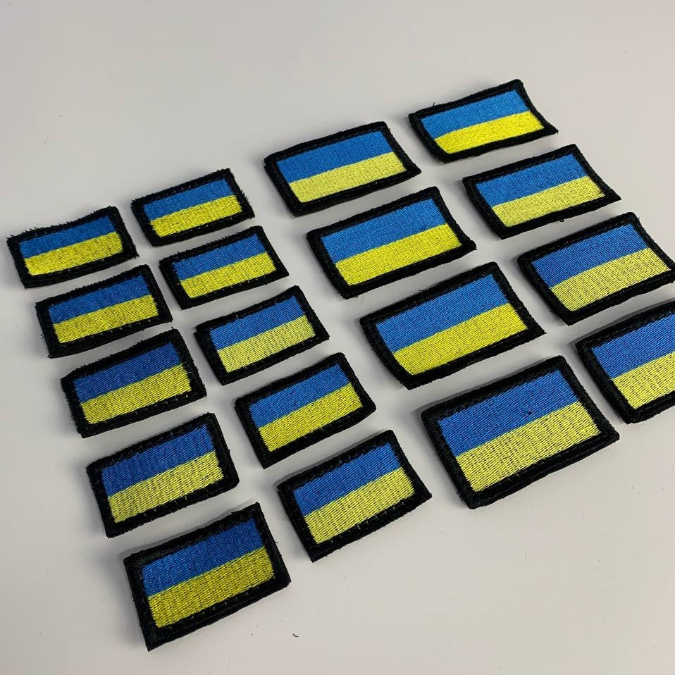 Шеврон на липучці, нашивка прапор України 7х4 см, якісна військова нашивкаMasterSem Київ - фото 5