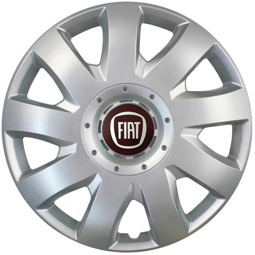 Автомобільні модельні ковпаки R15 Fiat 311 4шт, SJS, сріблясті Київ - фото 1
