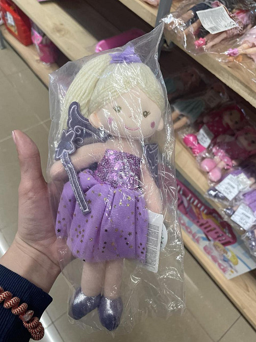 Лялька арт. SEL-0010 (60шт) мікс 3 види, м'яконабивна пакет 25см, шт Киев - изображение 1