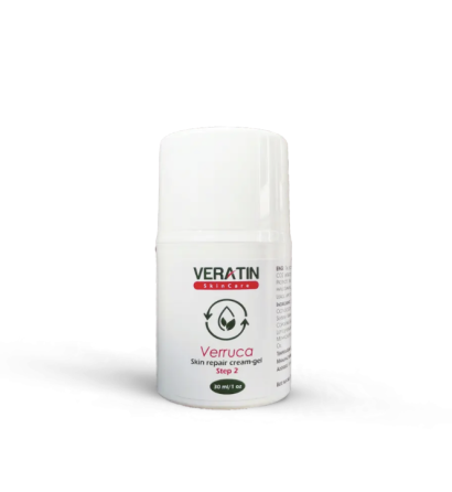 Крем для восстановления кожи после бородавок Verruca Skin Repair Cream-gel, step 2(Веррука),Flosvita, Veratin , C 30 мл. флакон Харьков